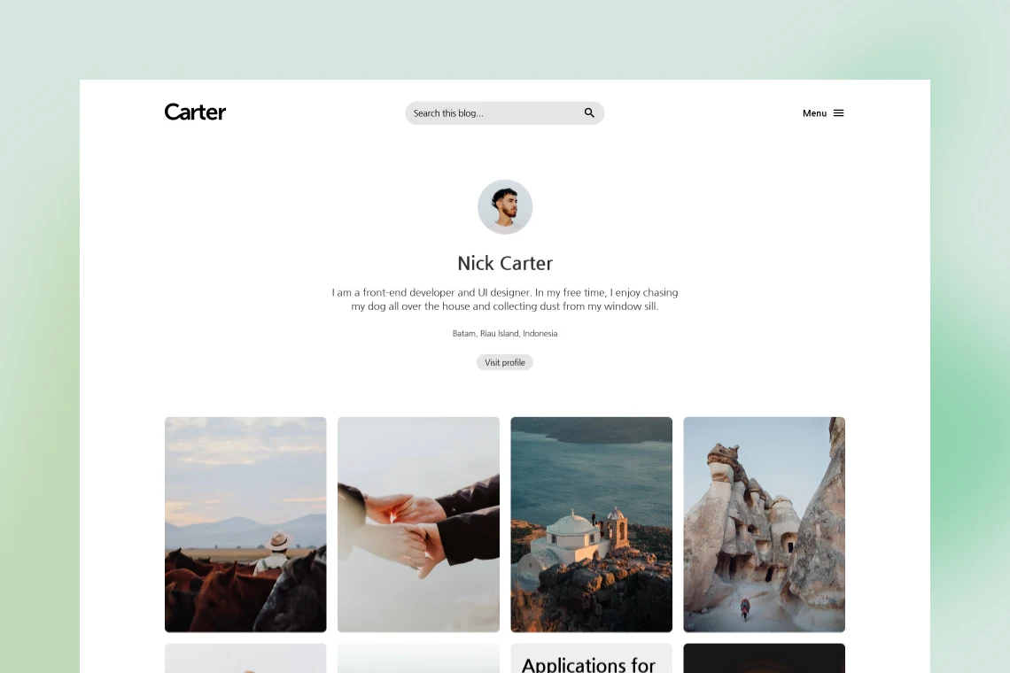 Carter cover