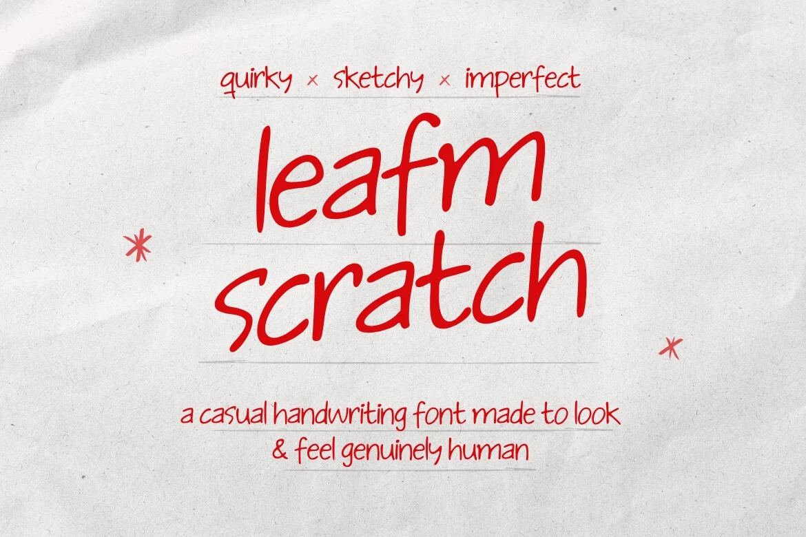 Leafm Scratch cover